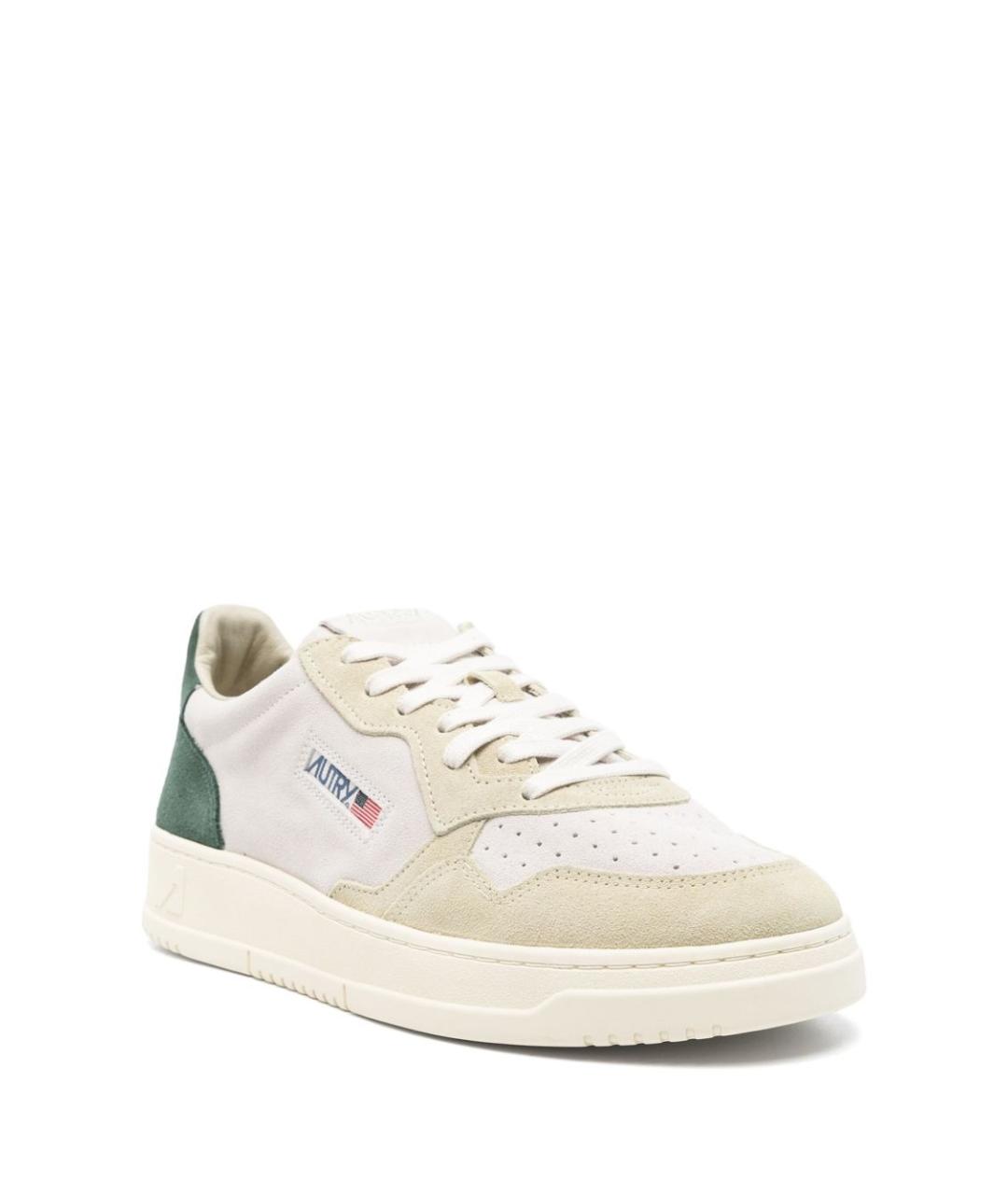 AUTRY Белые замшевые низкие кроссовки / кеды, фото 3