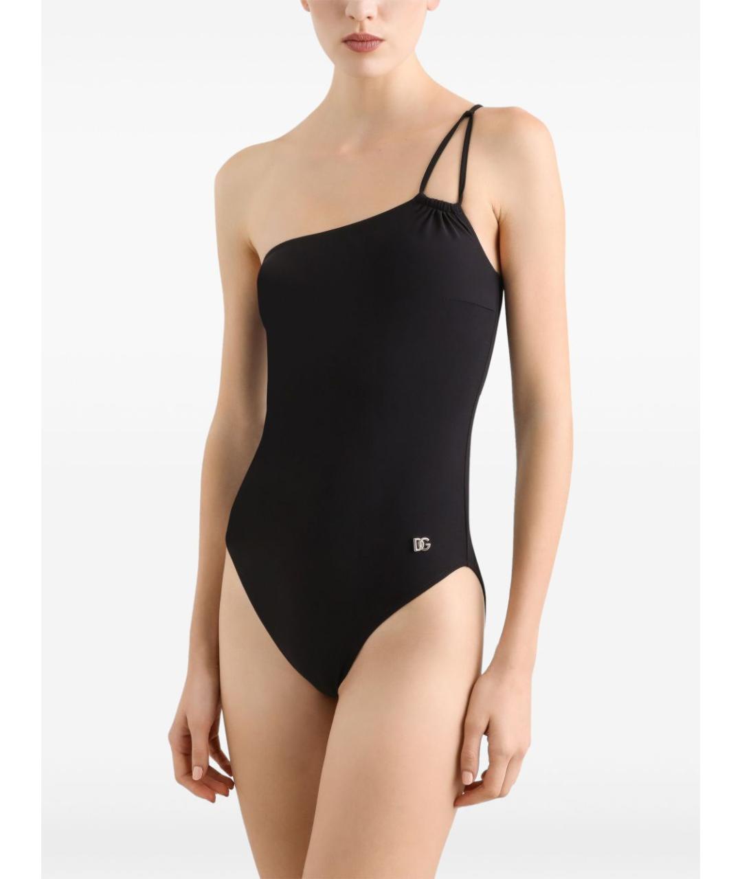 DOLCE&GABBANA Черный полиамидовый купальник, фото 2