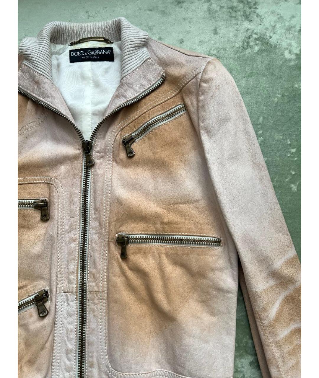 DOLCE&GABBANA Бирюзовая вискозная куртка, фото 3