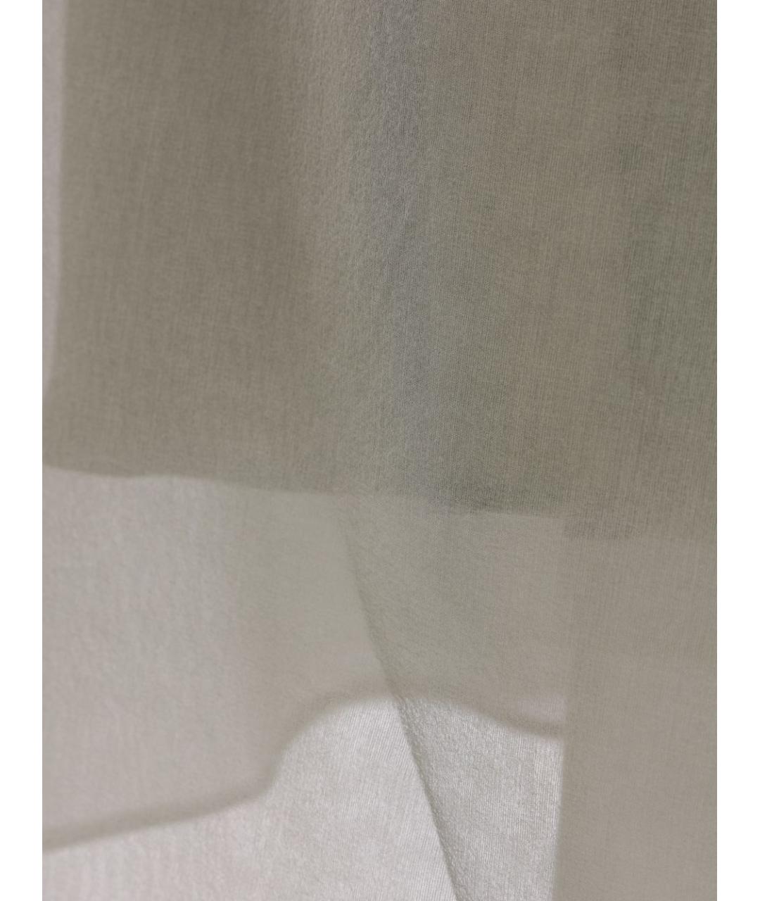 BRUNELLO CUCINELLI Зеленая шелковая юбка миди, фото 2