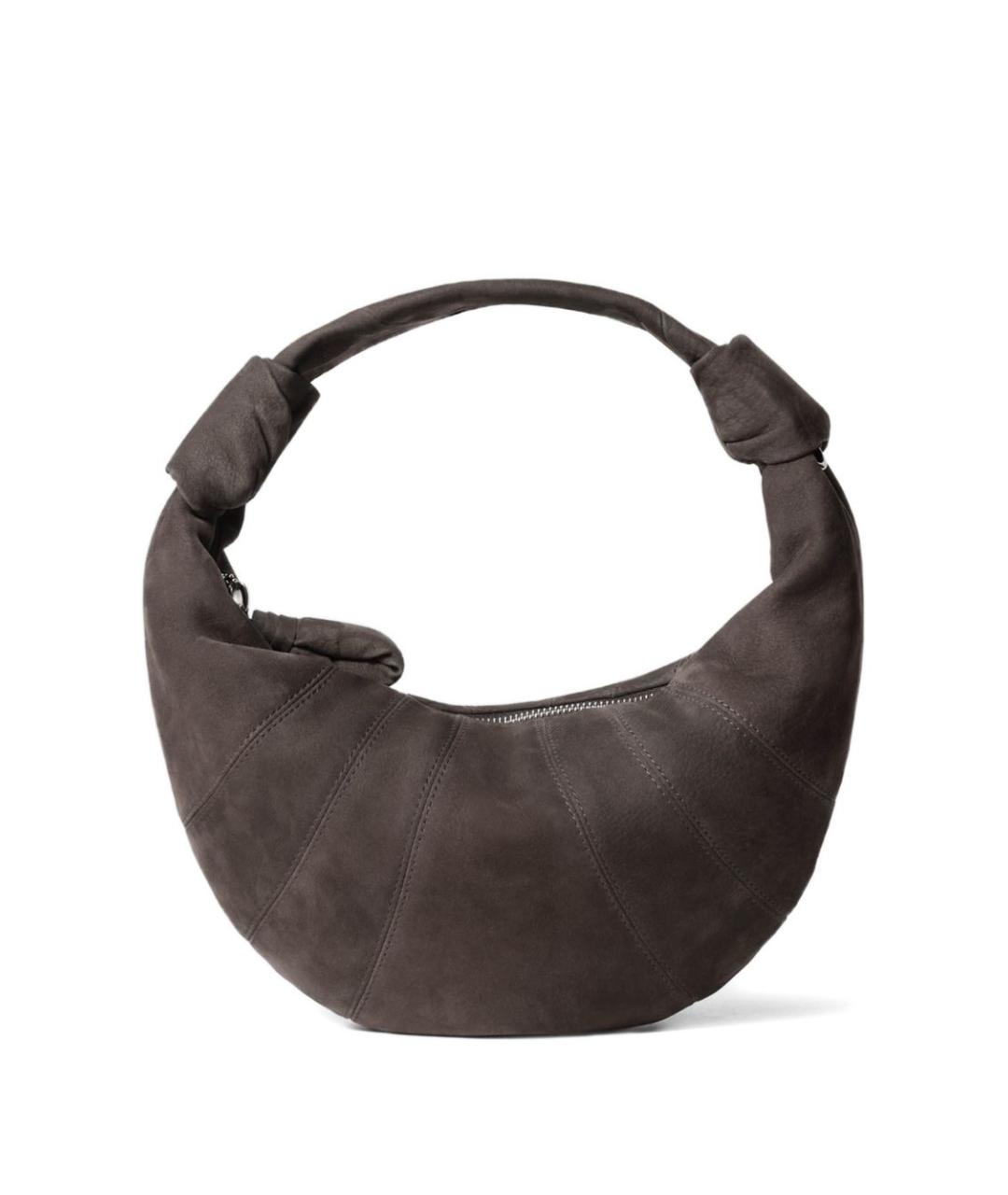 LEMAIRE Коричневая кожаная сумка через плечо, фото 1