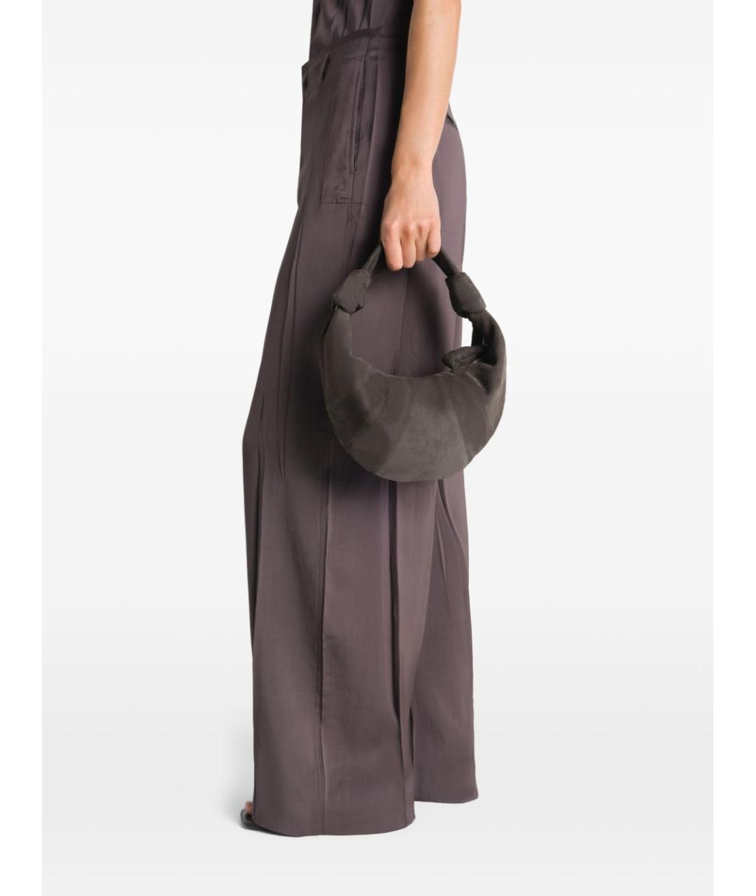 LEMAIRE Коричневая кожаная сумка через плечо, фото 3