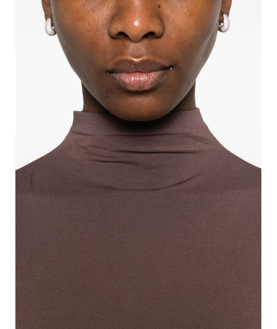 WOLFORD Коричневое полиамидовое боди, фото 2