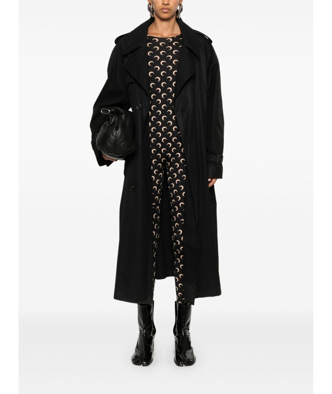 MARINE SERRE Черный полиамидовый комбинезон, фото 3