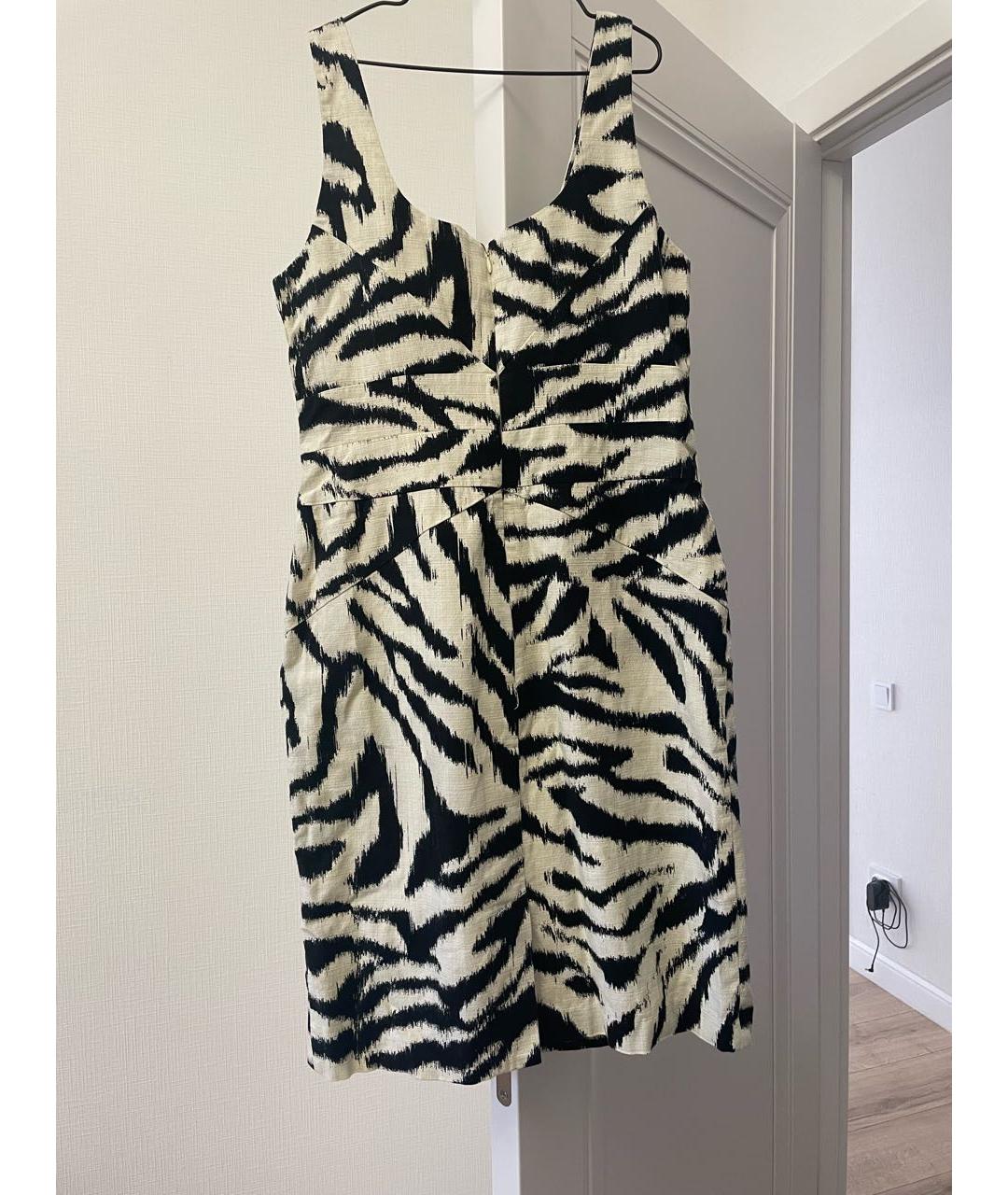 MICHAEL MICHAEL KORS Белое хлопковое повседневное платье, фото 2