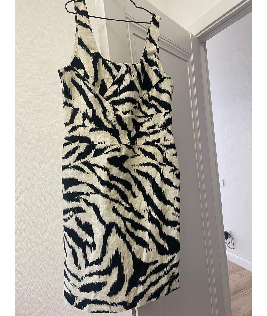 MICHAEL MICHAEL KORS Белое хлопковое повседневное платье, фото 5