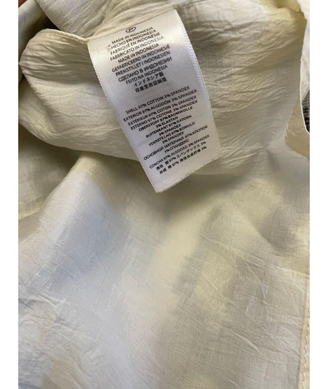 MICHAEL MICHAEL KORS Белое хлопковое повседневное платье, фото 4