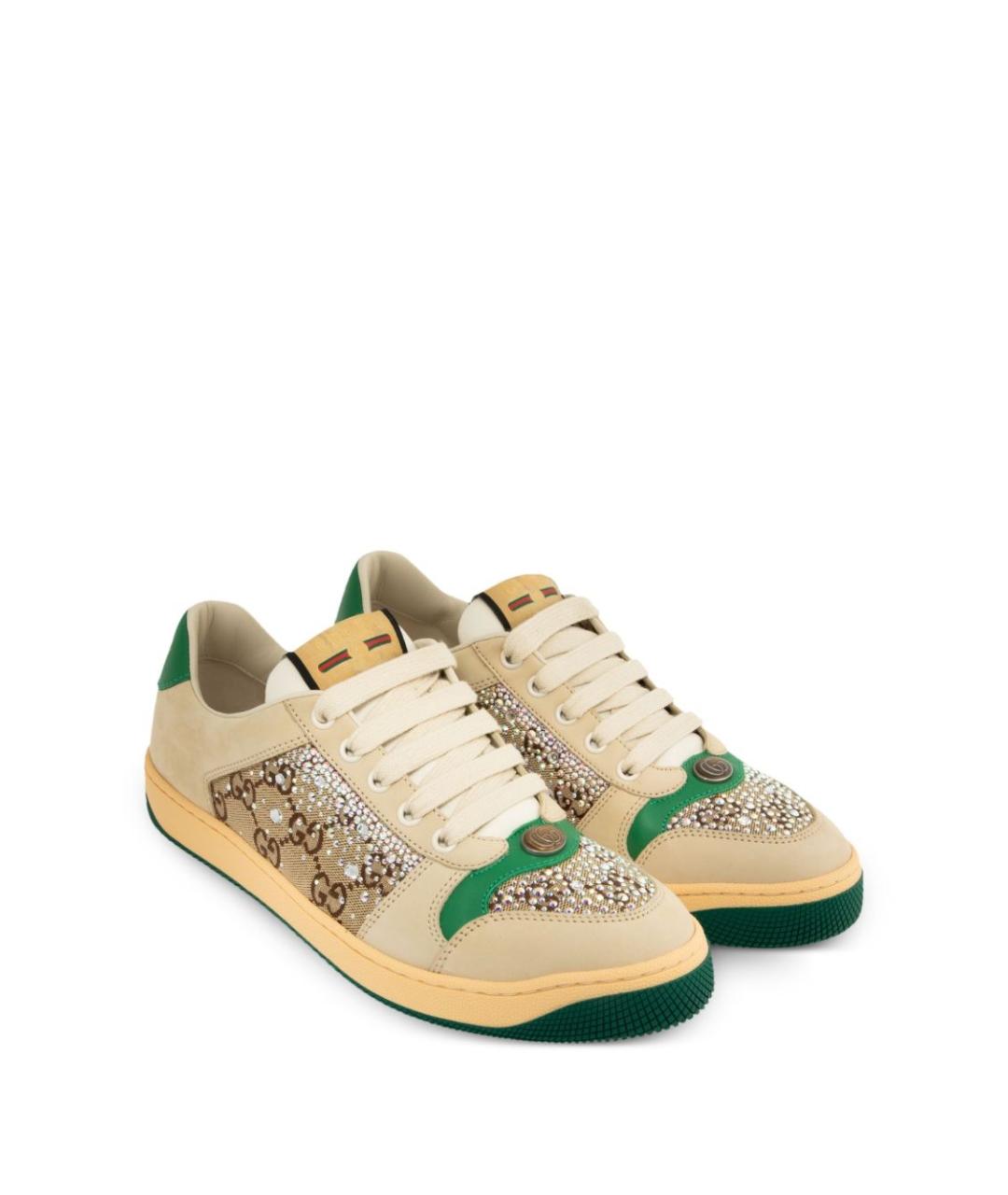 GUCCI Мульти замшевые кроссовки, фото 2