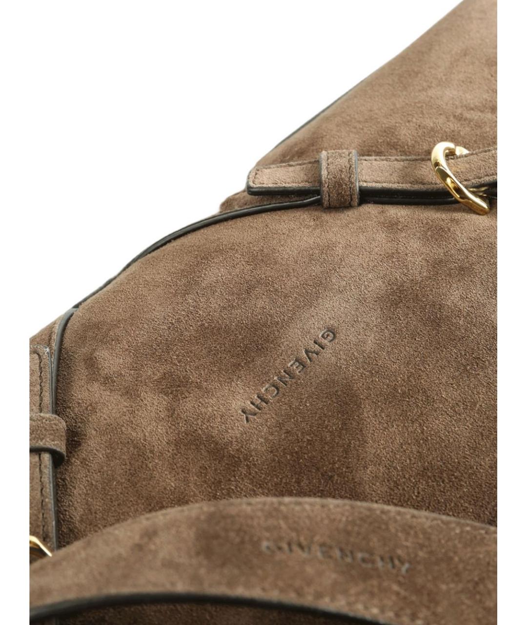 GIVENCHY Коричневая замшевая сумка через плечо, фото 2