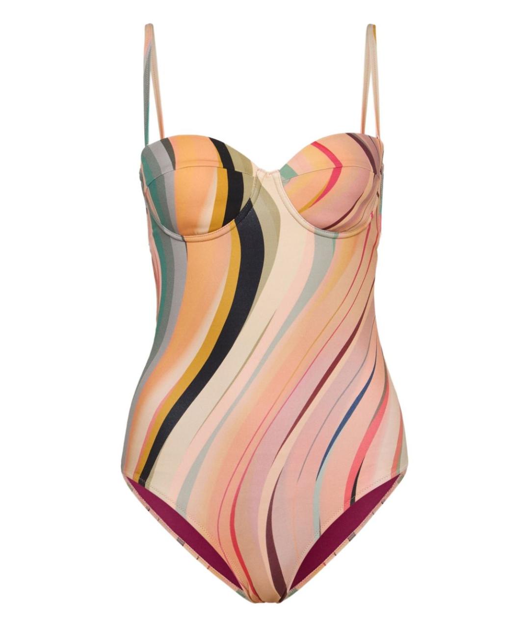 PAUL SMITH Мульти полиамидовый купальник, фото 1