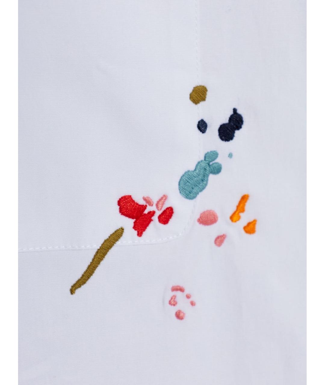 PAUL SMITH Белая хлопковая рубашка, фото 5