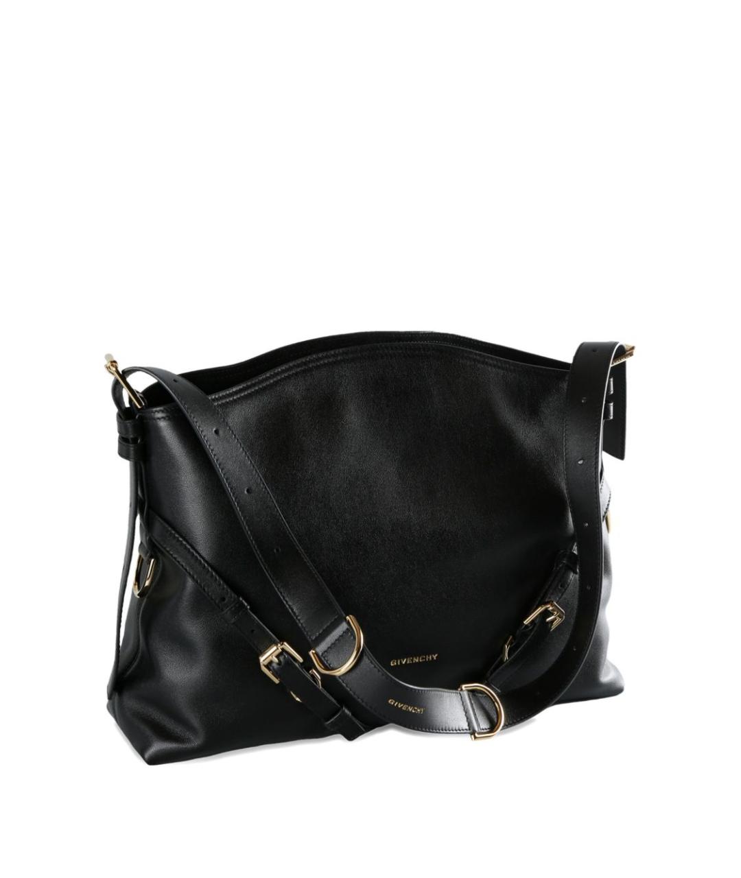 GIVENCHY Черная кожаная сумка через плечо, фото 2