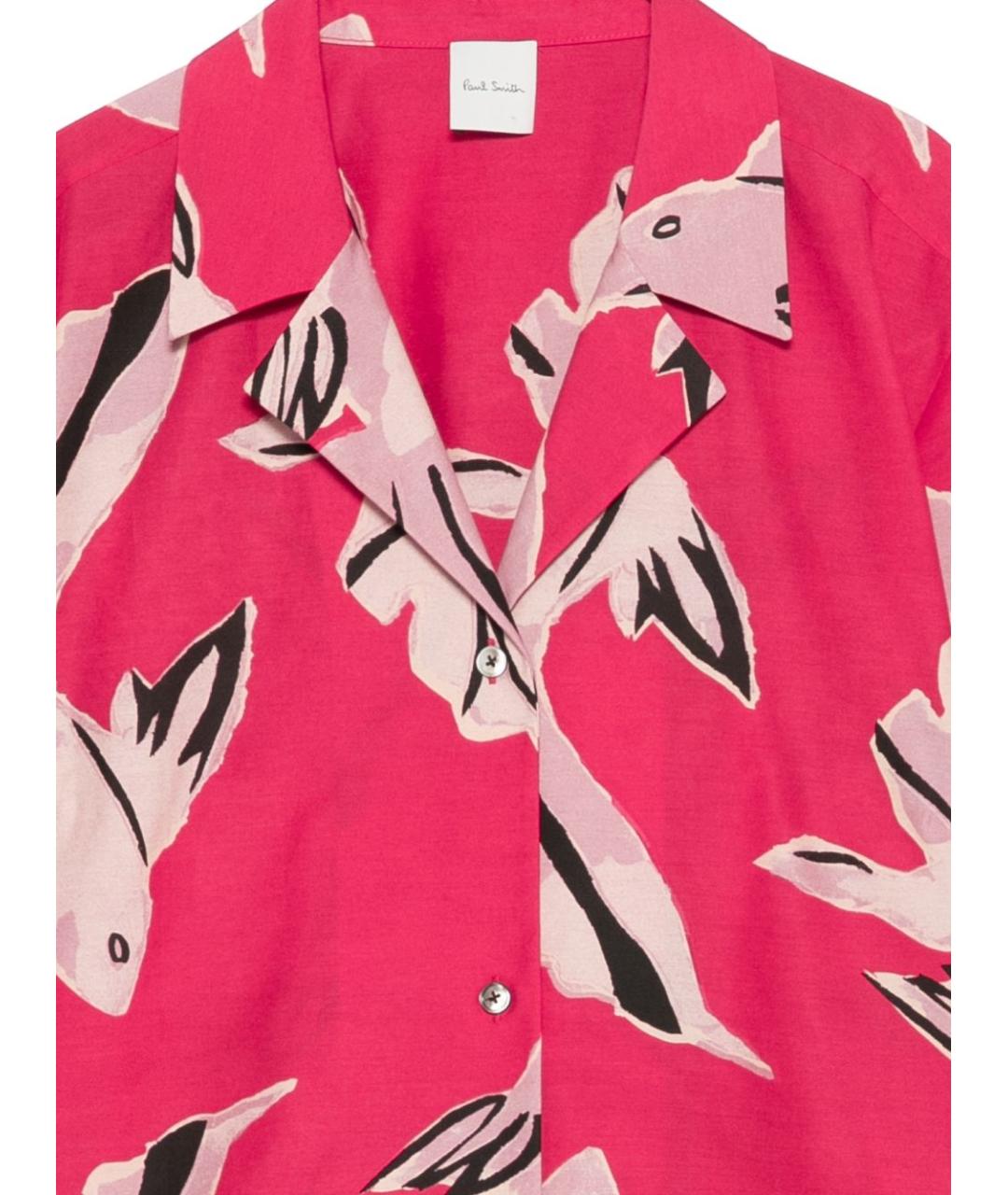 PAUL SMITH Красная хлопковая рубашка, фото 3