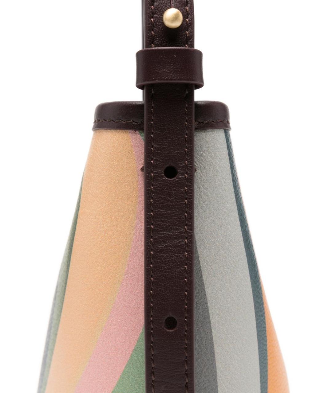 PAUL SMITH Мульти кожаная сумка через плечо, фото 4