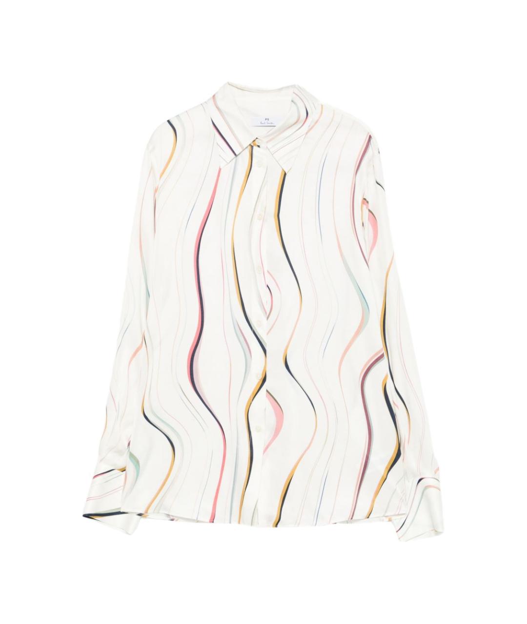 PAUL SMITH Белая вискозная рубашка, фото 1