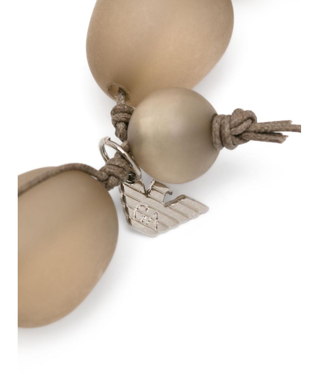 EMPORIO ARMANI Бежевая цепочка, фото 3