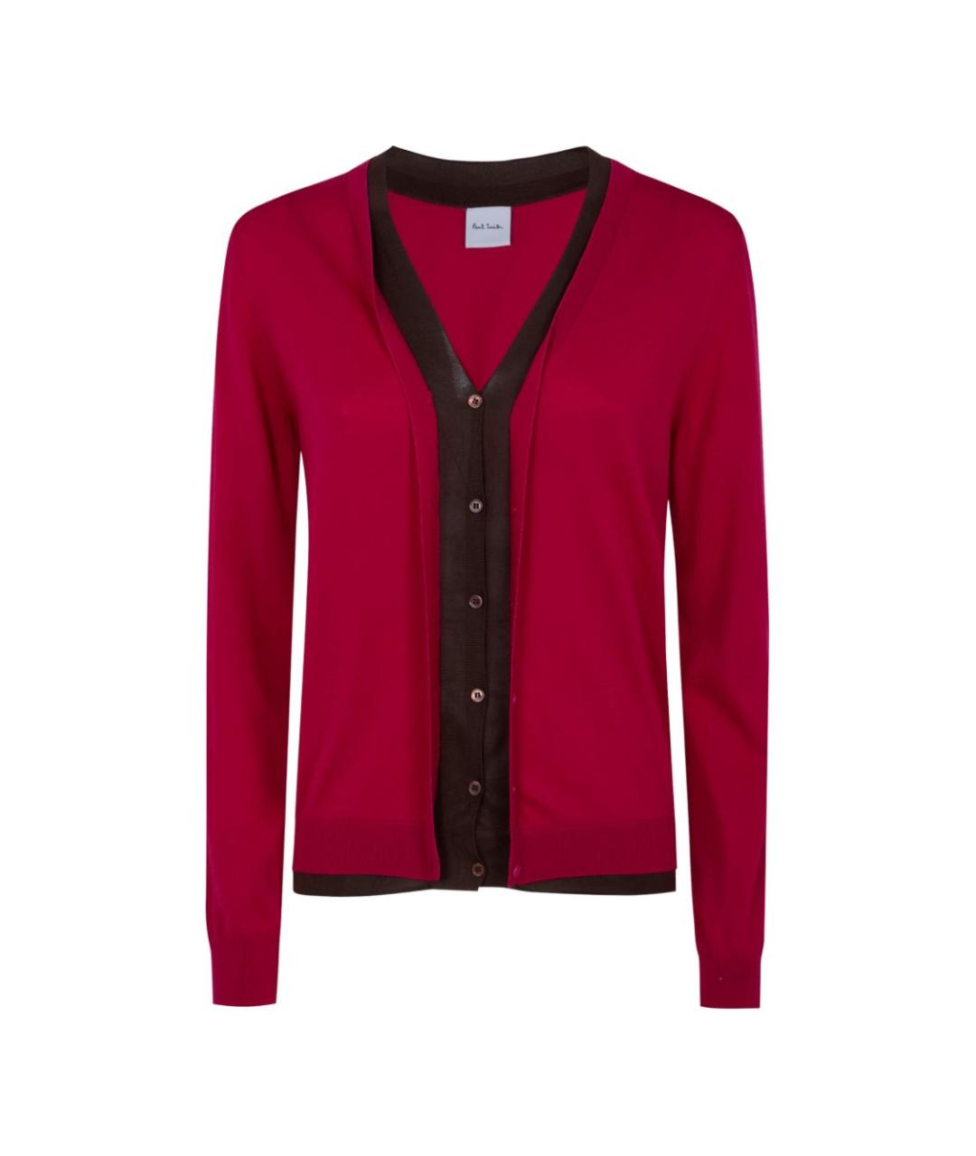 PAUL SMITH Красный хлопковый кардиган, фото 1