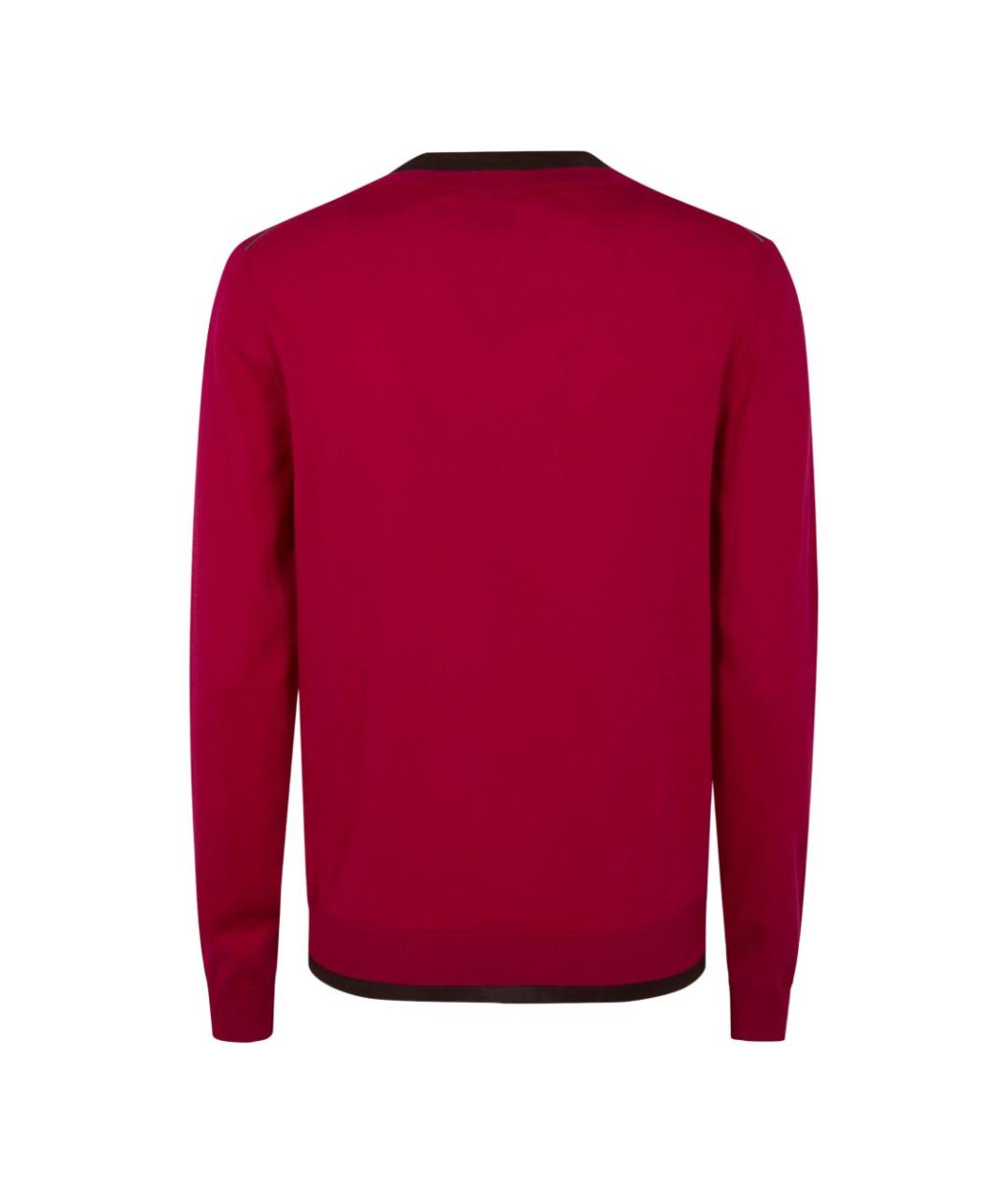 PAUL SMITH Красный хлопковый кардиган, фото 2