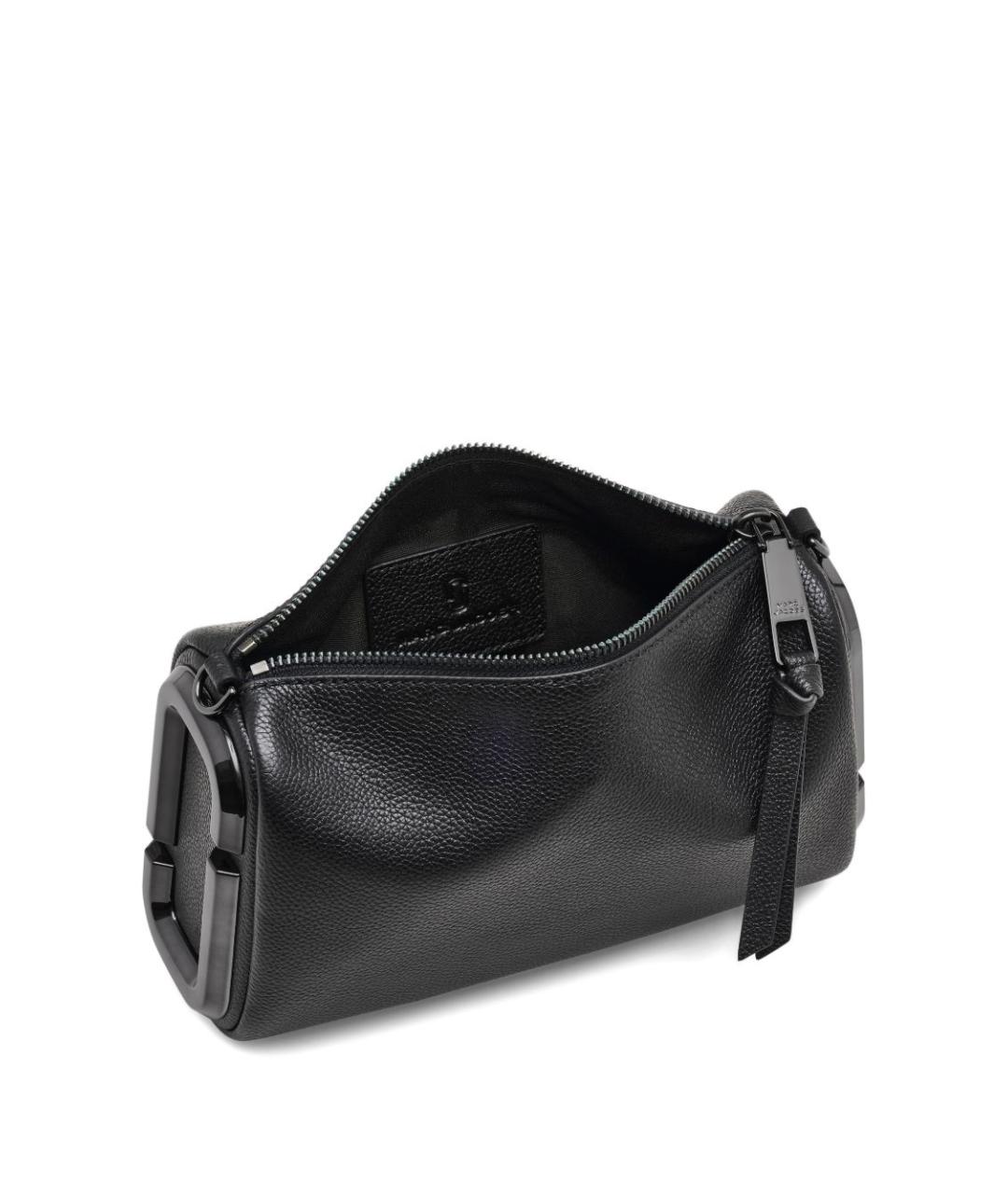 MARC JACOBS Черная кожаная сумка через плечо, фото 2