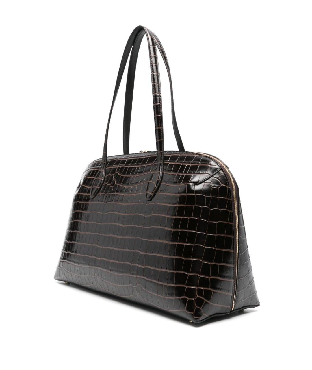 TOTEME Коричневая кожаная сумка тоут, фото 4