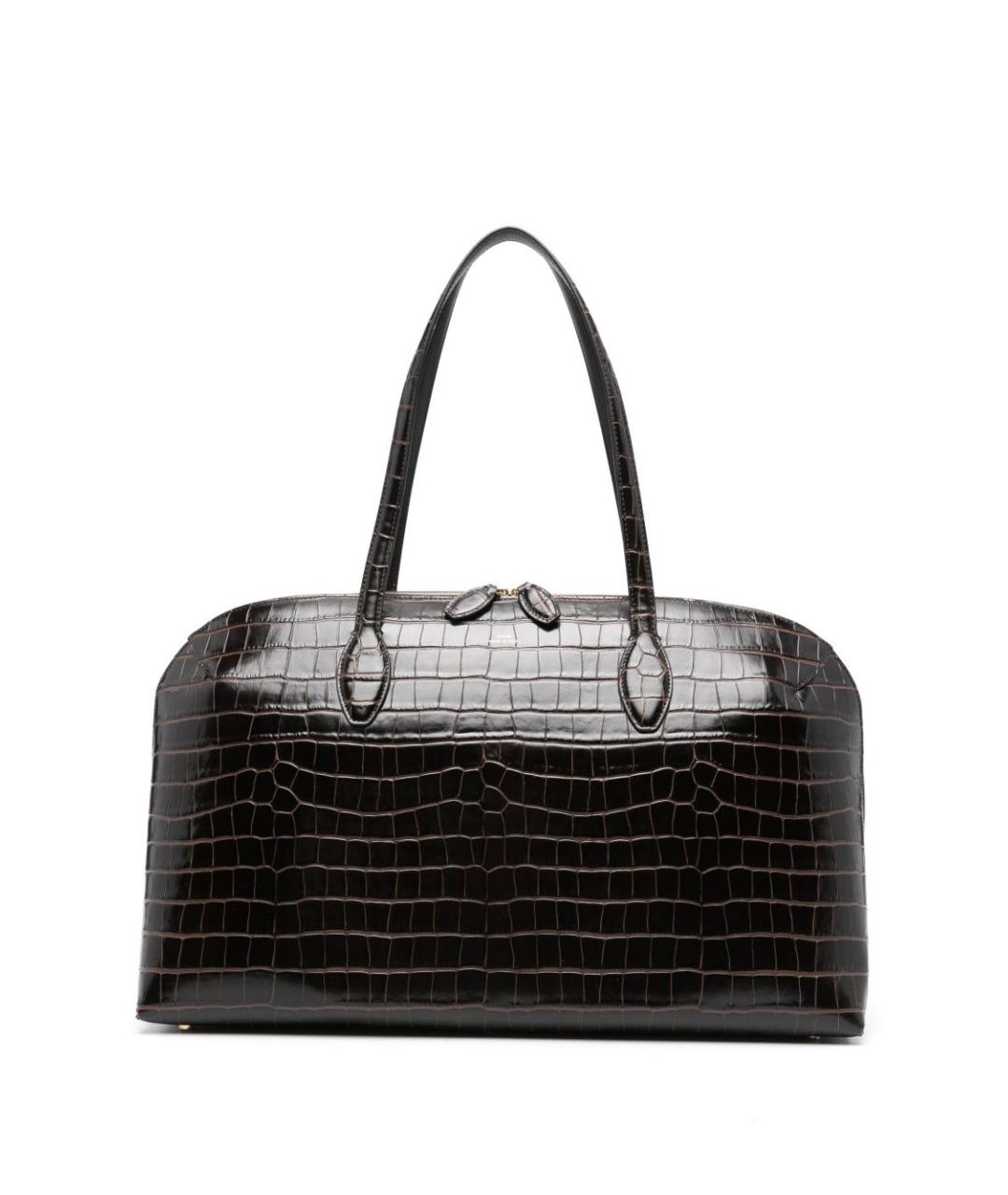 TOTEME Коричневая кожаная сумка тоут, фото 1