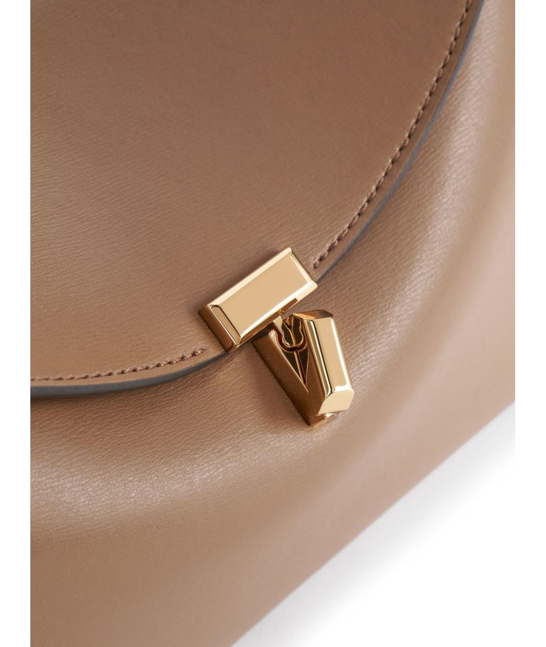 TOTEME Бежевая кожаная сумка через плечо, фото 2