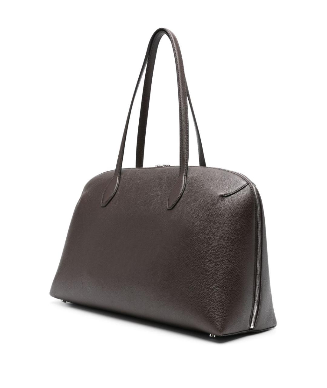 TOTEME Коричневая кожаная сумка тоут, фото 3