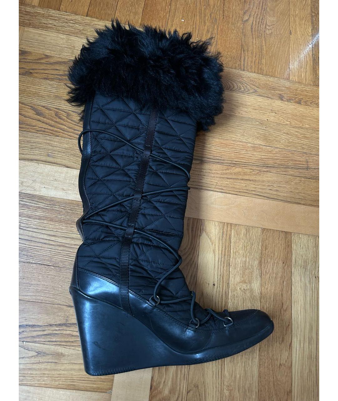 PRADA Черные сапоги, фото 9