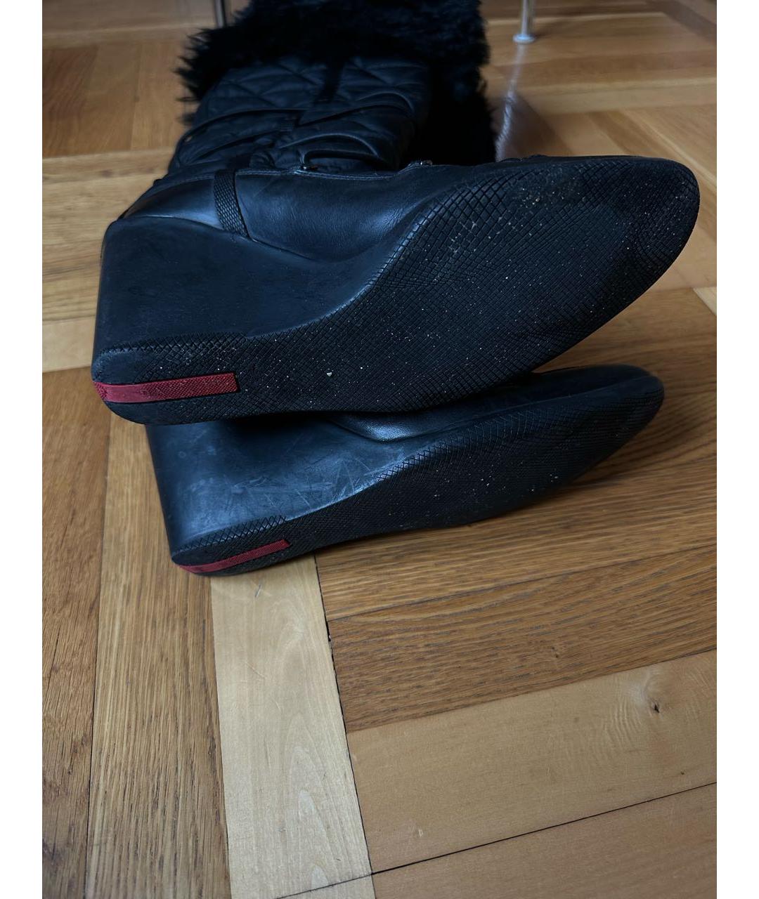 PRADA Черные сапоги, фото 7