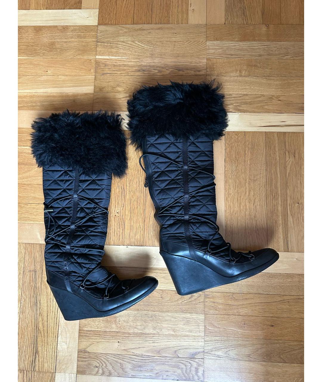 PRADA Черные сапоги, фото 3