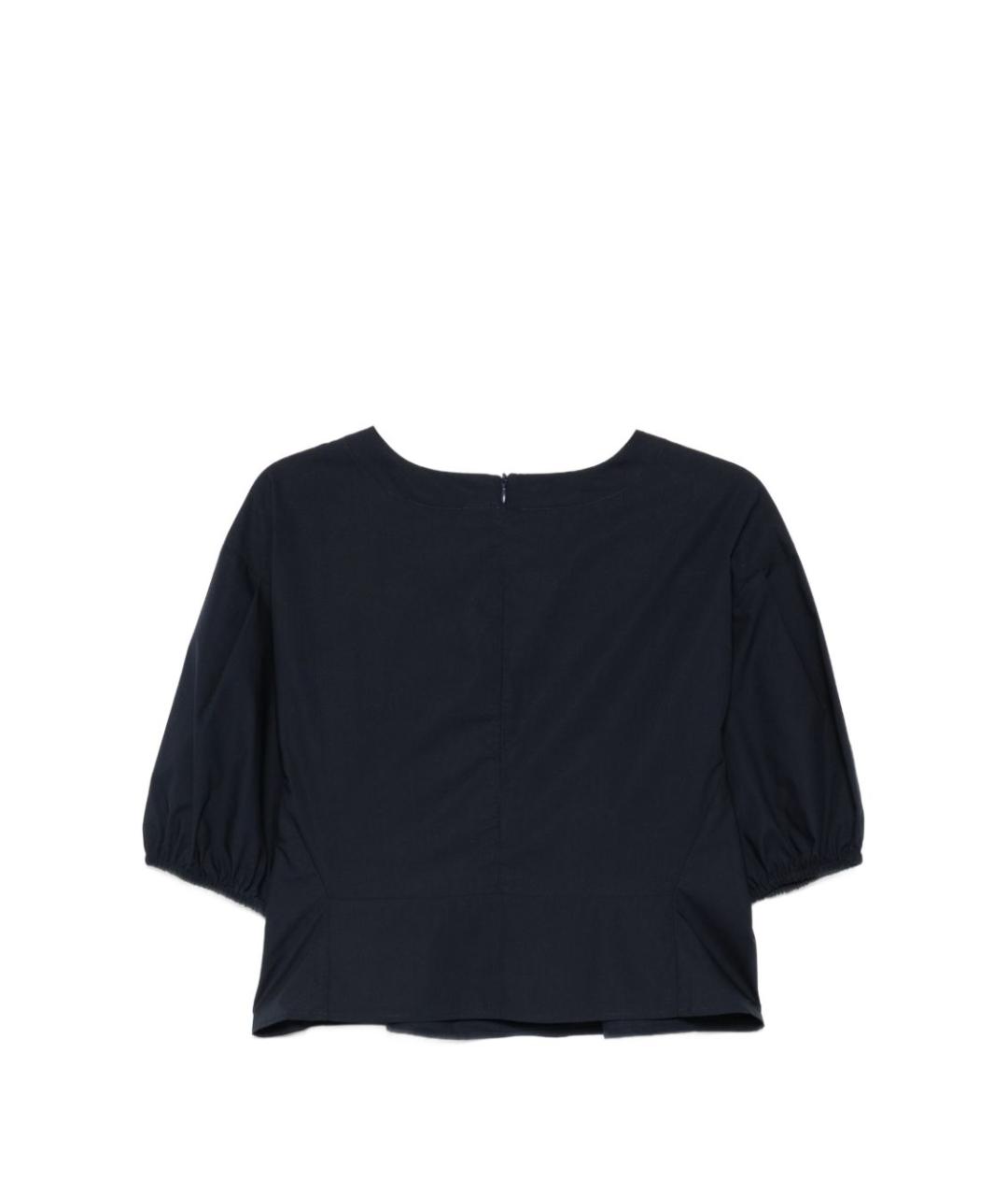 EMPORIO ARMANI Синяя хлопковая футболка, фото 3