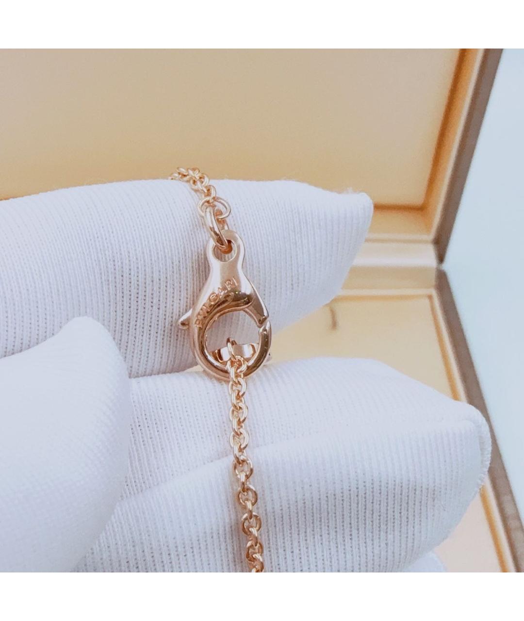 BVLGARI Черный браслет из розового золота, фото 6