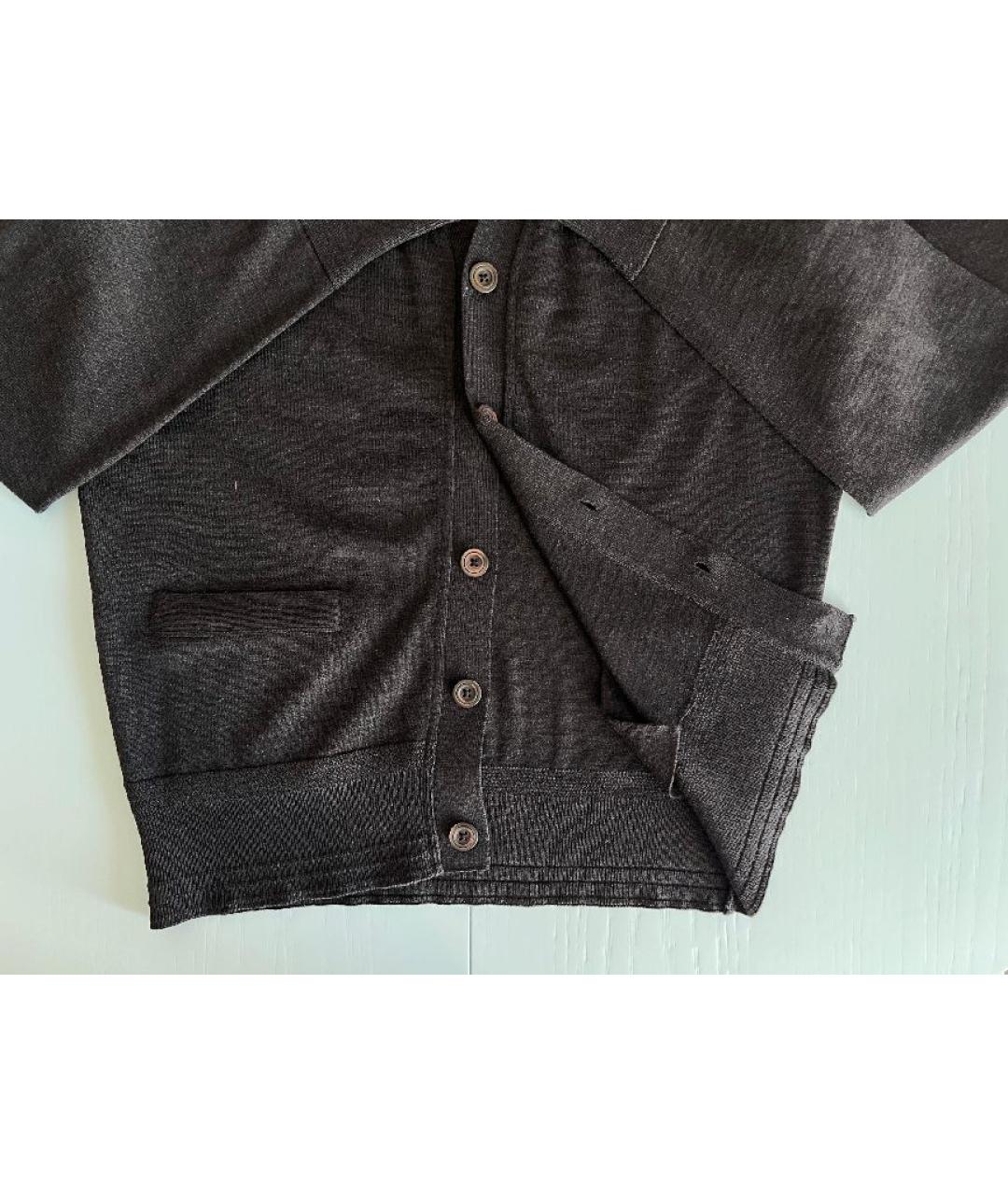 TOM FORD Коричневый вискозный кардиган, фото 7