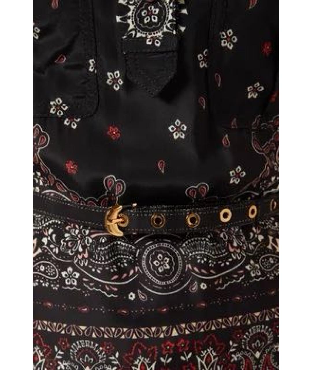 ZIMMERMANN Черное вискозное повседневное платье, фото 4