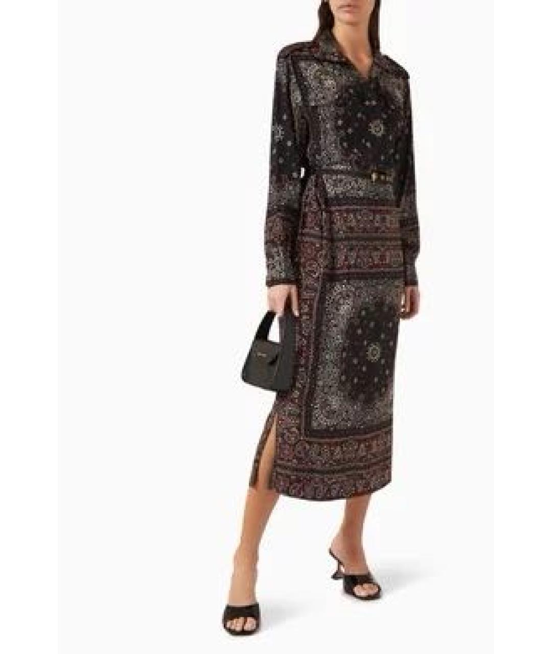 ZIMMERMANN Черное вискозное повседневное платье, фото 5