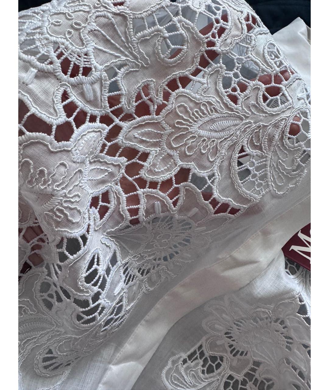 MAX MARA STUDIO Белая полиэстеровая блузы, фото 4