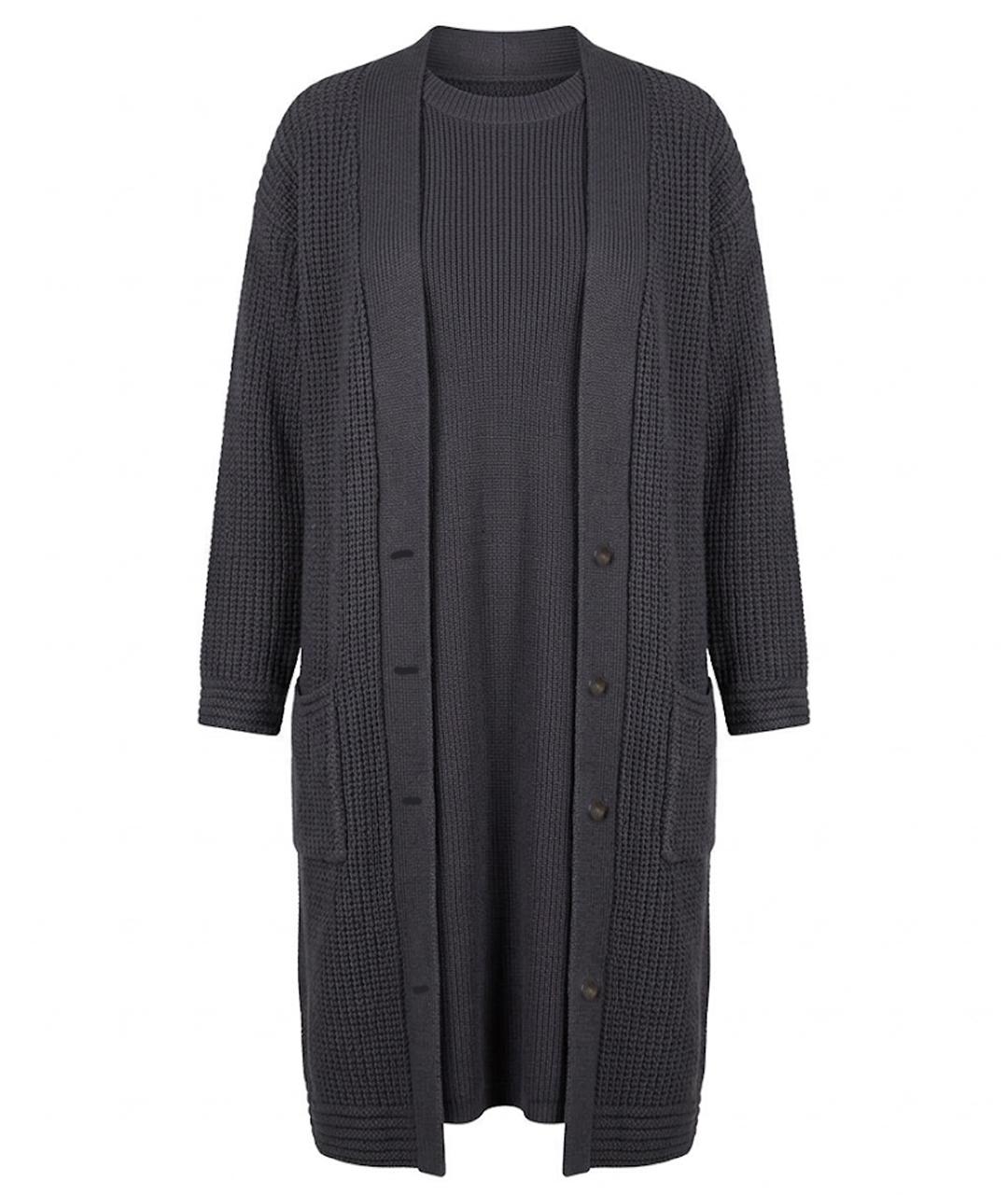 HERMES Серый шерстяной костюм с юбками, фото 1