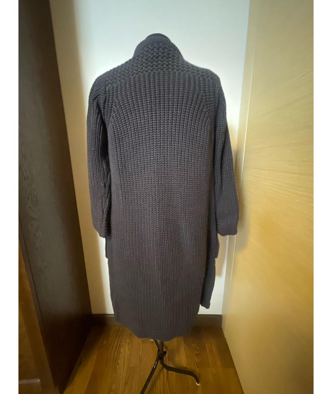 HERMES Серый шерстяной костюм с юбками, фото 3