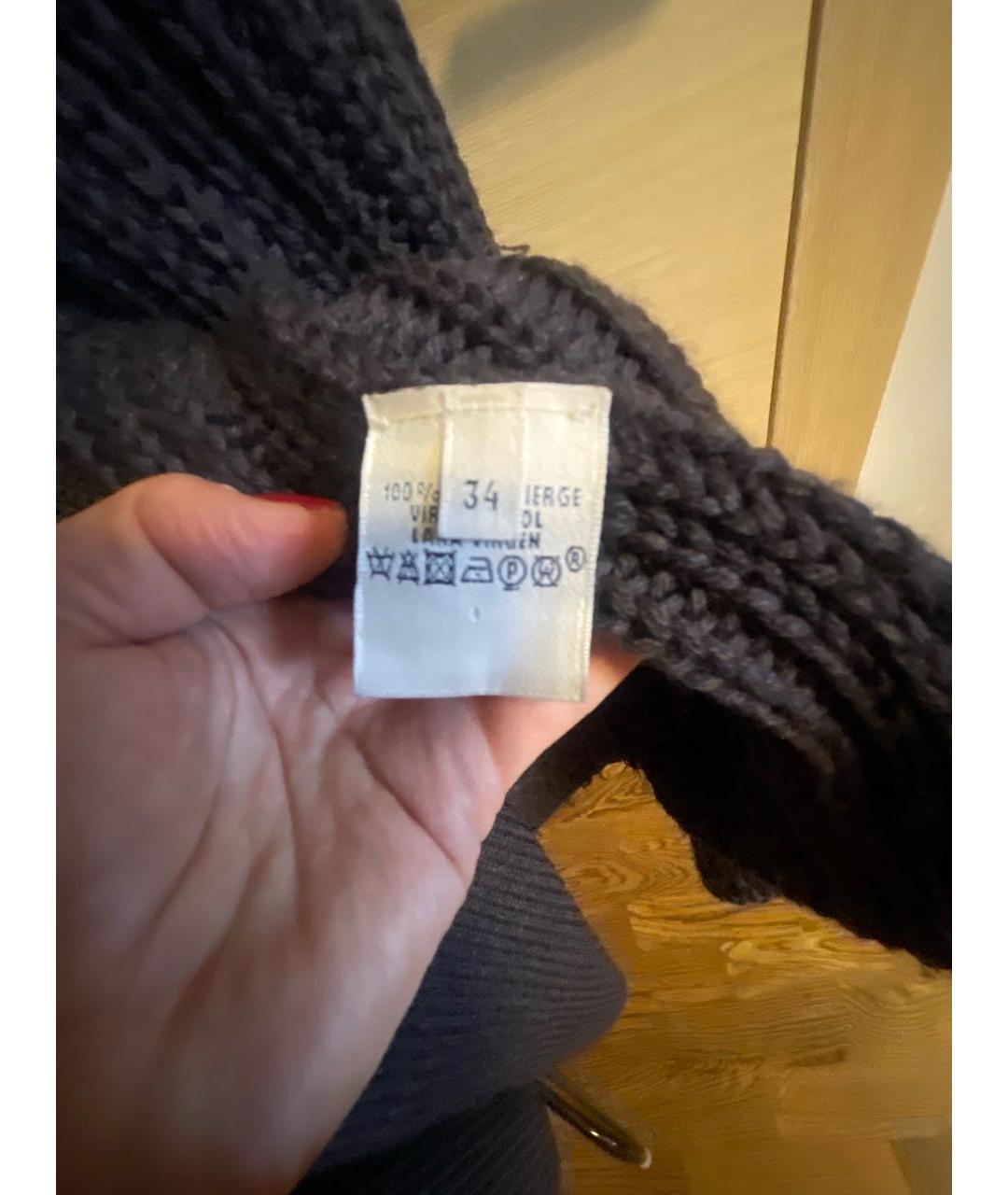 HERMES Серый шерстяной костюм с юбками, фото 4