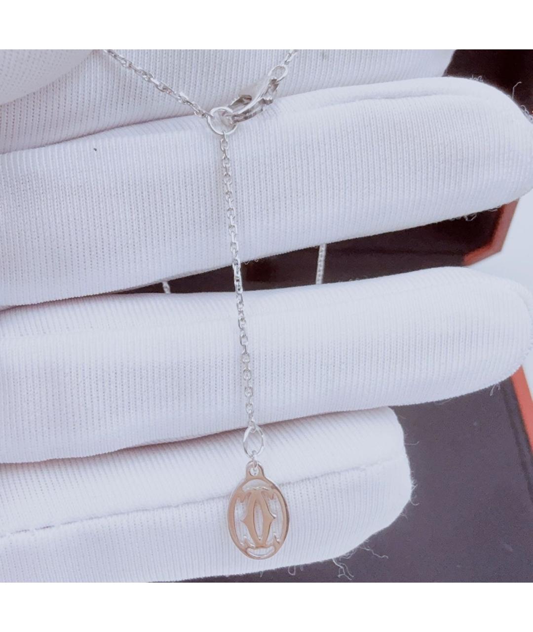 CARTIER Белое колье из белого золота, фото 5