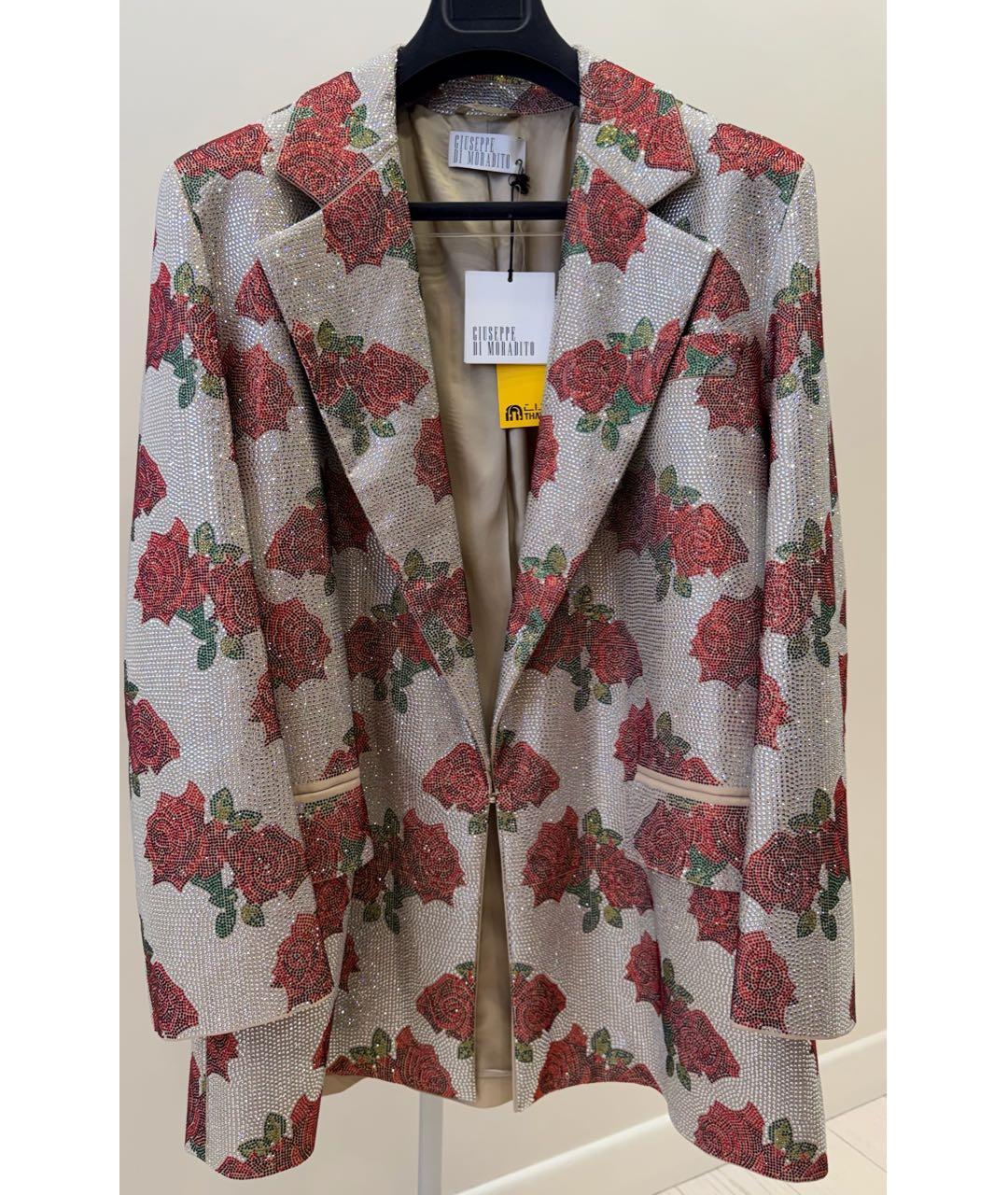 GIUSEPPE DI MORABITO Мульти хлопковый жакет/пиджак, фото 7