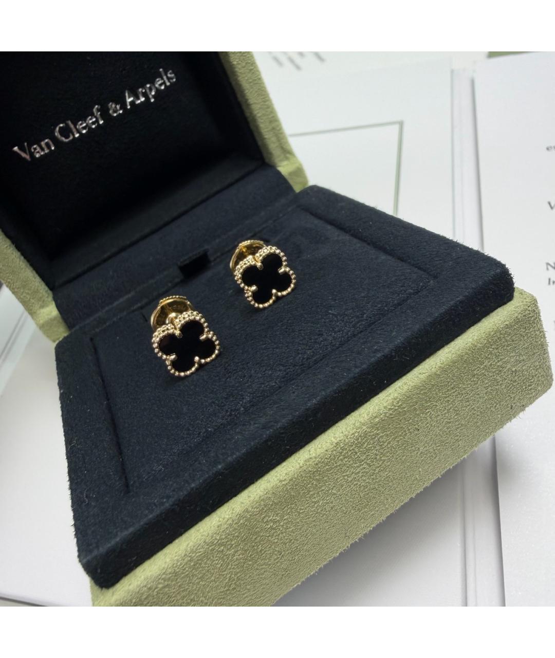 VAN CLEEF & ARPELS Золотые серьги из желтого золота, фото 6