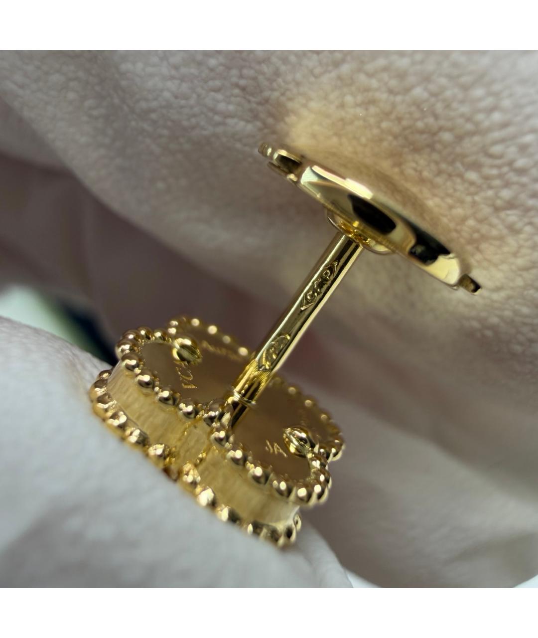 VAN CLEEF & ARPELS Золотые серьги из желтого золота, фото 4