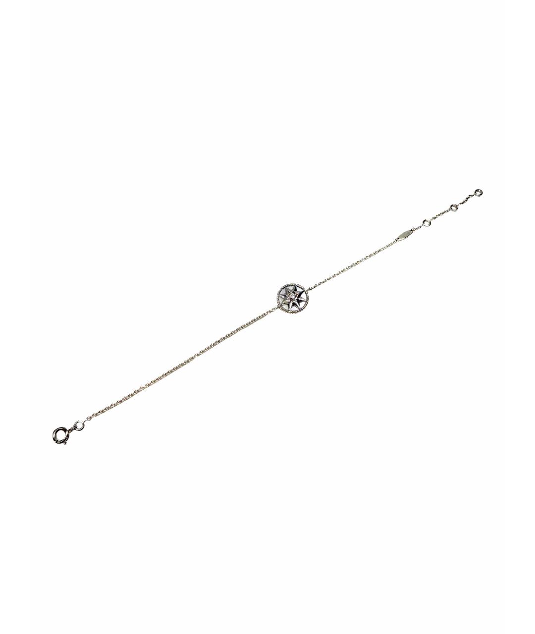 CHRISTIAN DIOR Серебрянный браслет из белого золота, фото 1