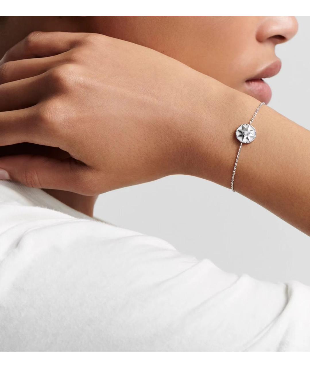 CHRISTIAN DIOR Серебрянный браслет из белого золота, фото 4