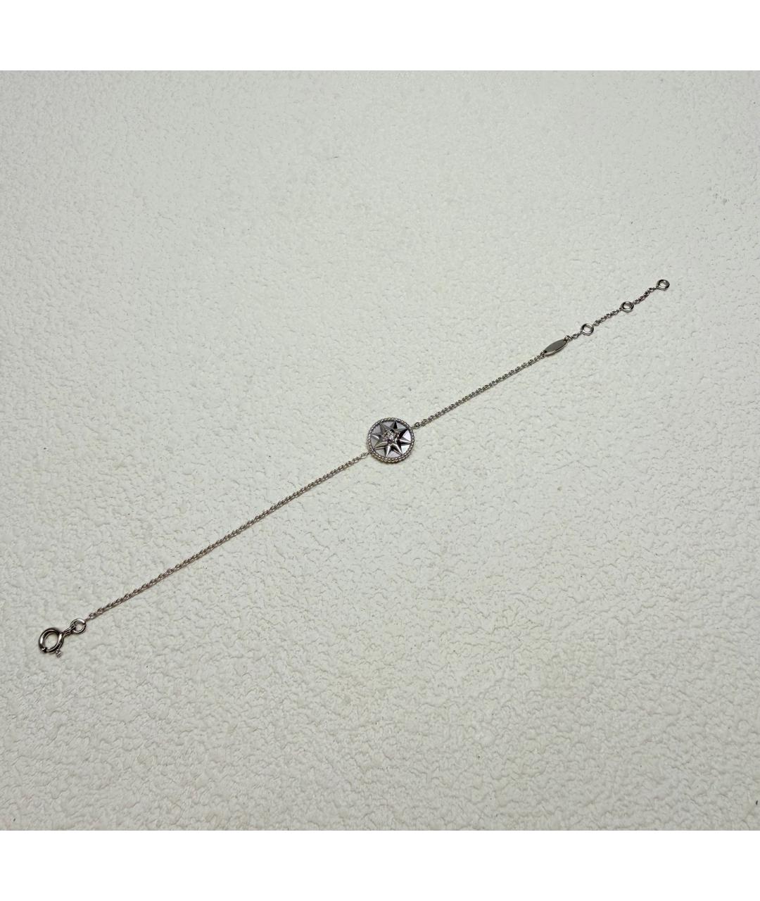 CHRISTIAN DIOR Серебрянный браслет из белого золота, фото 6