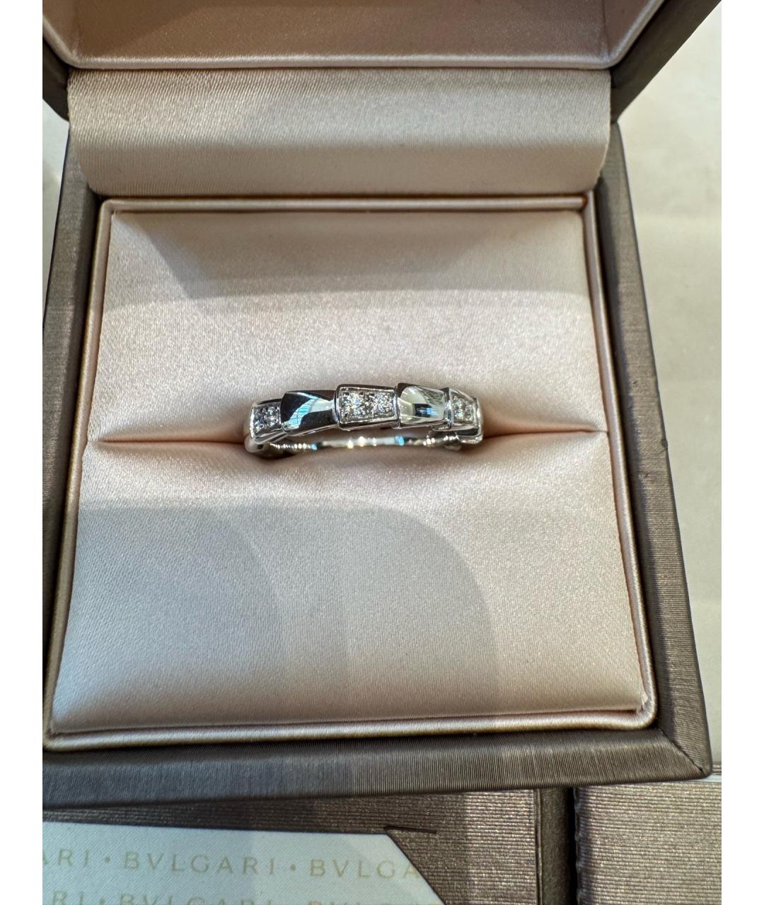 BVLGARI Серебряное кольцо из белого золота, фото 3