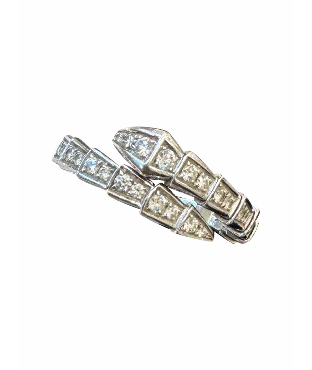 BVLGARI Серебряное кольцо из белого золота, фото 1
