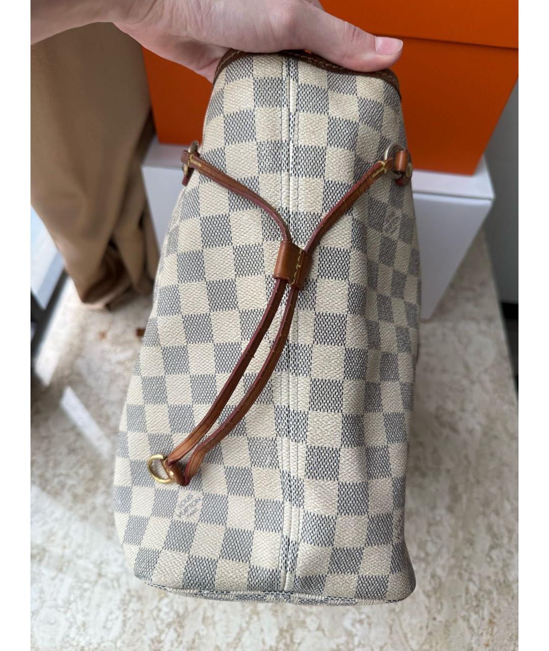 LOUIS VUITTON Белая сумка через плечо, фото 5