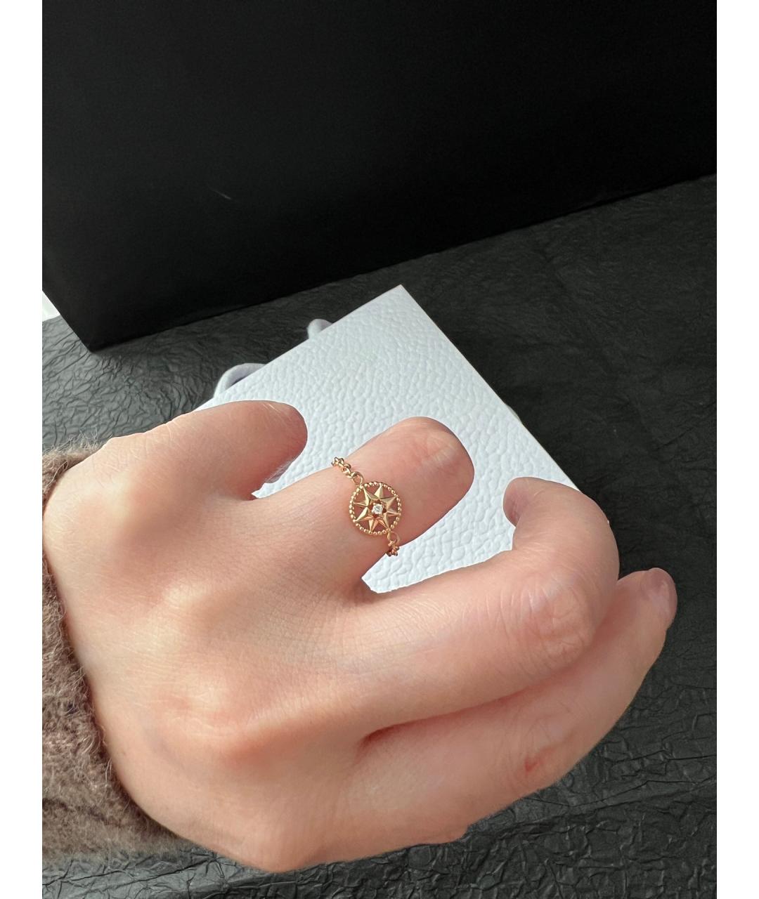 CHRISTIAN DIOR Золотое кольцо из розового золота, фото 4